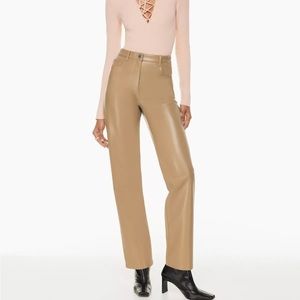Wilfred | Aritzia Melina Vegan Leather Pants Size 6